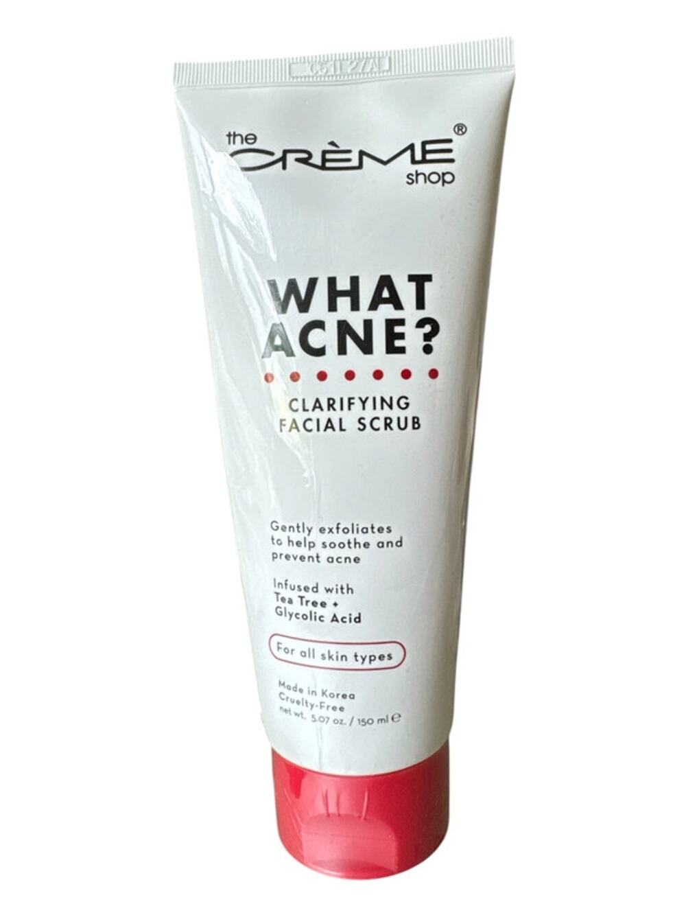 The Crème Shop What Acne? Clarifying Facial Scrub 5.07 oz